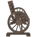 Banco De Jardim Rústico 2 Lugares Madeira Maciça