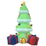 Árvore Natal Insuflável Com Luzes Led
