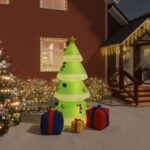 Árvore Natal Insuflável Com Luzes Led