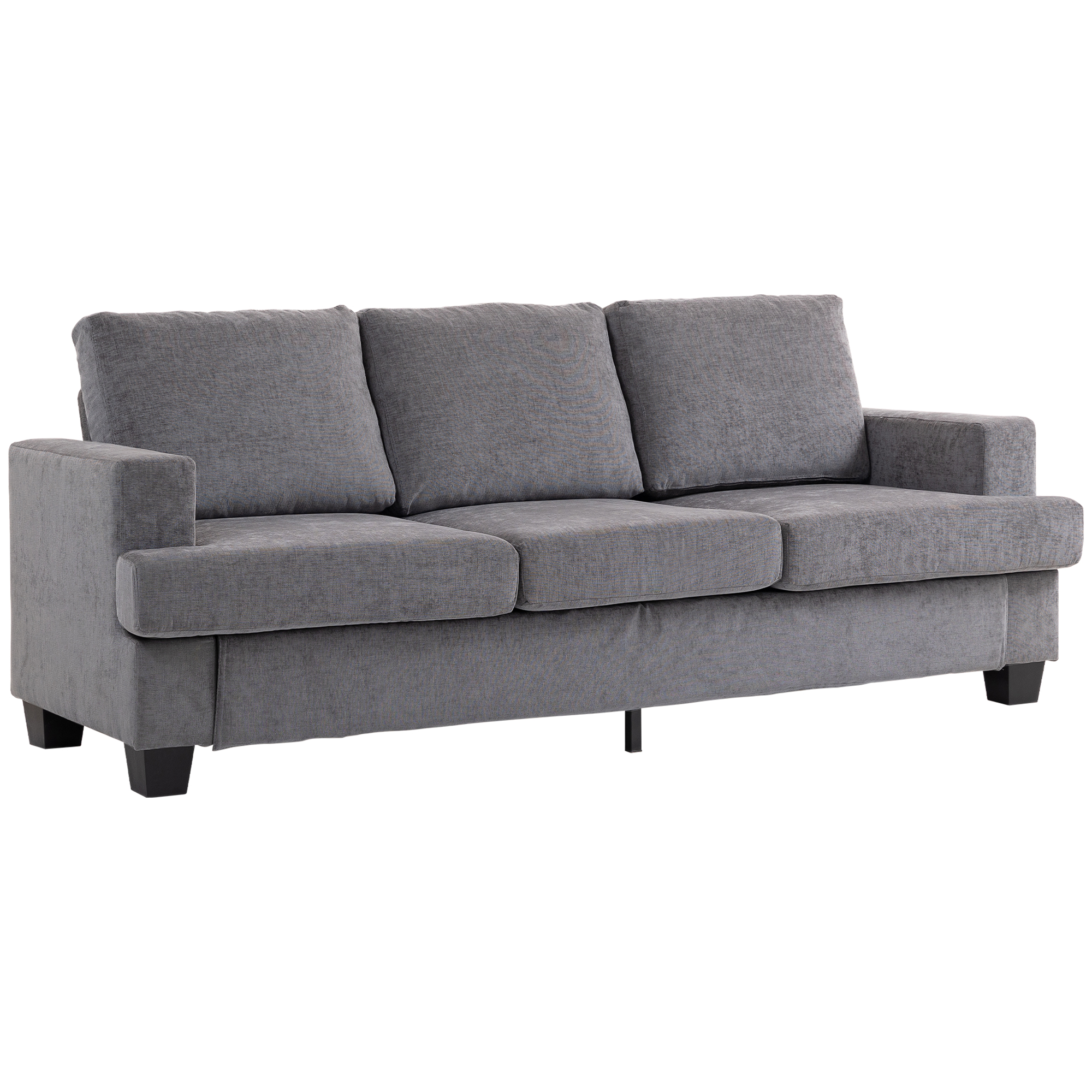 1703202669b8dfcd765d9.jpeg Sofá de 3 Lugares Sofá Sala de Estar 213x80x90 cm Estofado Moderno Cinzento Sofá de 3 Lugares Sofá Sala de Estar 213x80x90 cm Estofado Moderno Cinzento